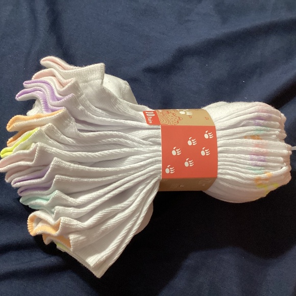 NEW PAWZ Bearpaw 10 pair Quarter Socks shoe size 5 to 10 - Picture 5 of 7